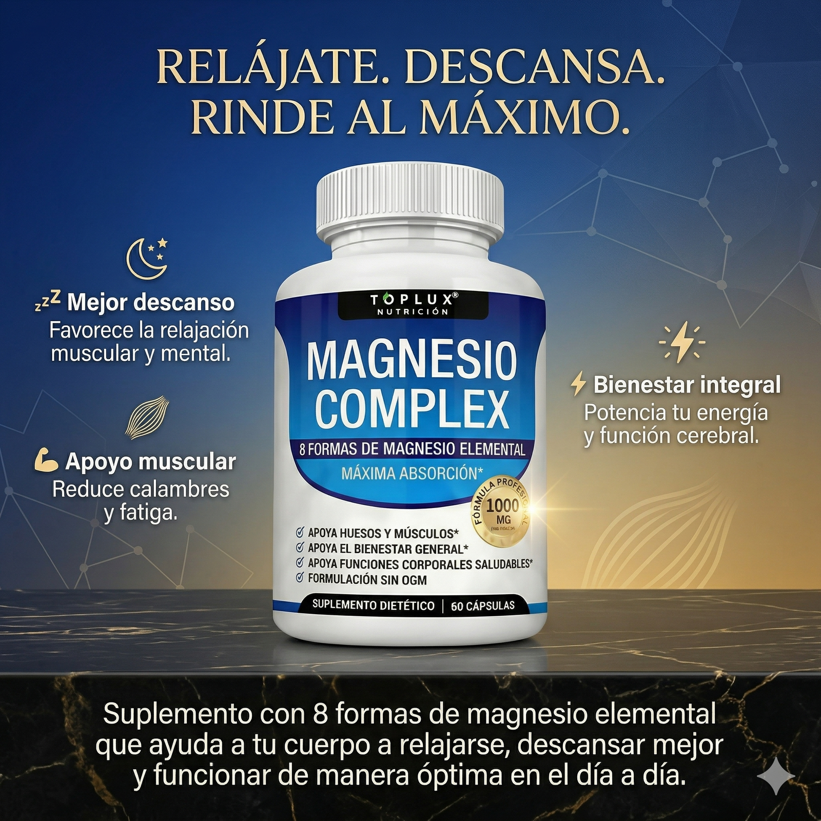 Magnesio Complex 8 Elementos